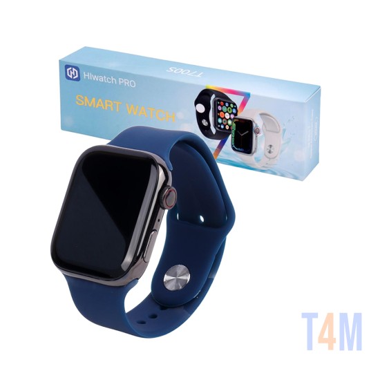Smartwatch Hiwatch Pro T700s Series 7 Bluetooth Call Body Fit Monitor de Frequência Cardíaca Rastreador Azul